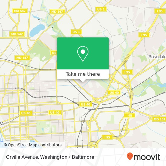 Mapa de Orville Avenue