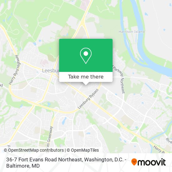36-7 Fort Evans Road Northeast map