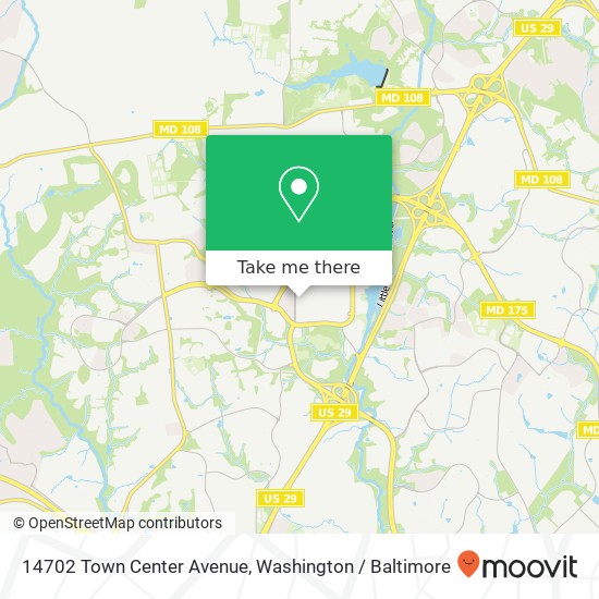 Mapa de 14702 Town Center Avenue