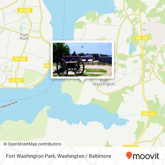 Mapa de Fort Washington Park