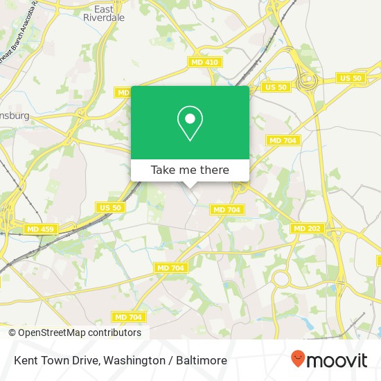 Mapa de Kent Town Drive