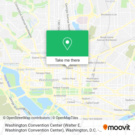 Washington Convention Center (Walter E. Washington Convention Center) map