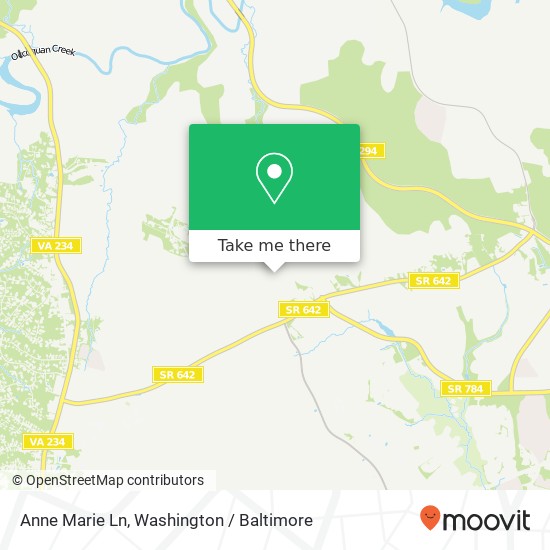 Anne Marie Ln map