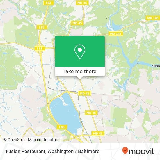 Mapa de Fusion Restaurant