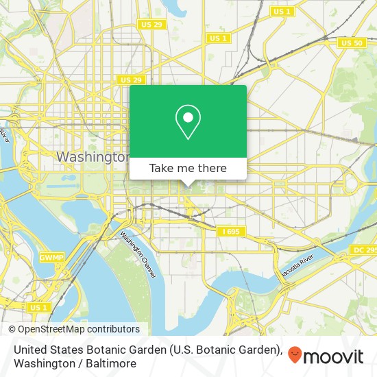 United States Botanic Garden (U.S. Botanic Garden) map