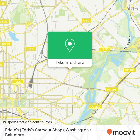 Eddie's (Eddy's Carryout Shop) map