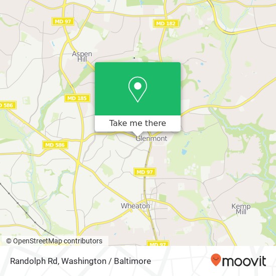 Randolph Rd map