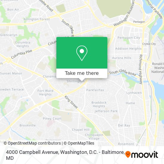 Mapa de 4000 Campbell Avenue
