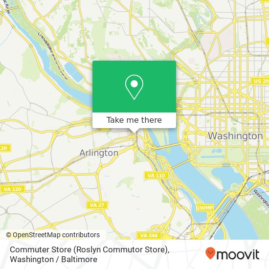 Mapa de Commuter Store (Roslyn Commutor Store)
