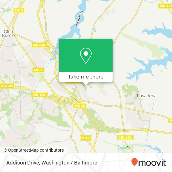 Mapa de Addison Drive