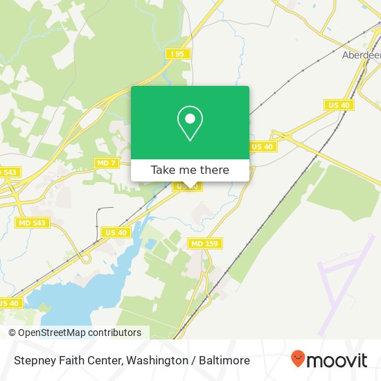 Mapa de Stepney Faith Center