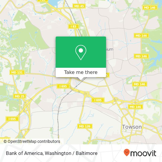 Bank of America map