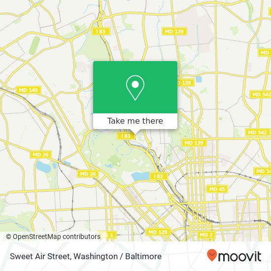 Mapa de Sweet Air Street