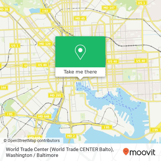World Trade Center (World Trade CENTER Balto) map