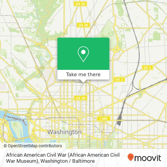 African American Civil War map