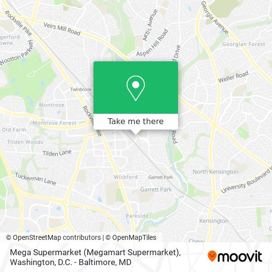 Mapa de Mega Supermarket (Megamart Supermarket)