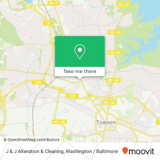 J & J Alteration & Cleaning map
