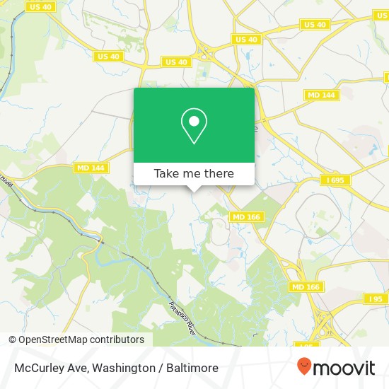 Mapa de McCurley Ave