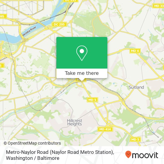 Mapa de Metro-Naylor Road