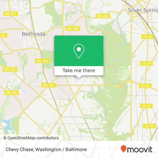 Chevy Chase map