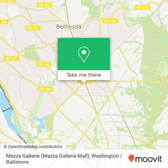 Mapa de Mazza Gallerie (Mazza Gallerie Mall)