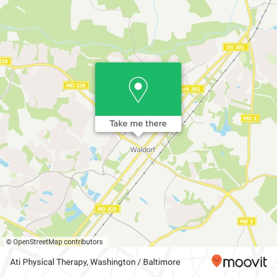 Mapa de Ati Physical Therapy, 3018 Festival Way