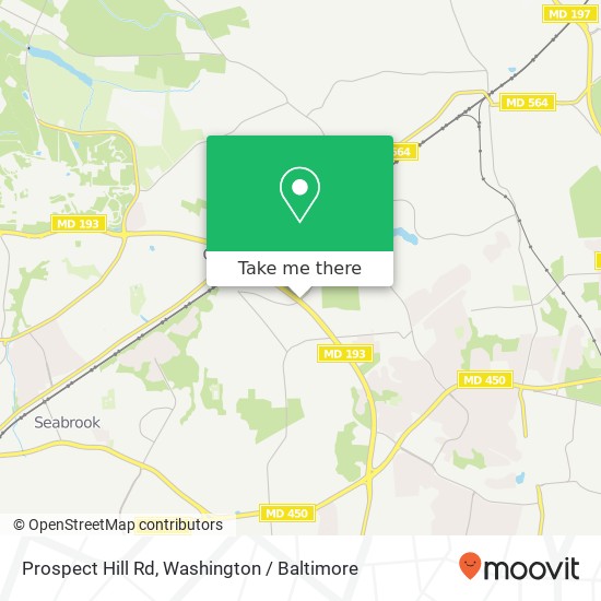 Prospect Hill Rd, Glenn Dale (GLENN DALE), MD 20769 map