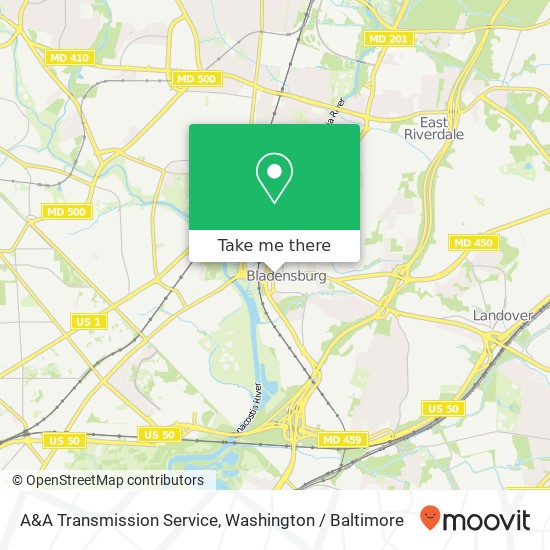 A&A Transmission Service, 4808 Annapolis Rd map