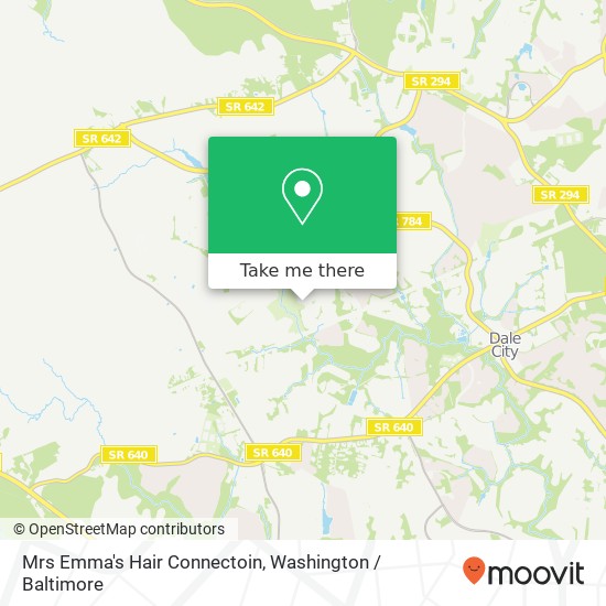 Mapa de Mrs Emma's Hair Connectoin, 13855 Meadowbrook Rd