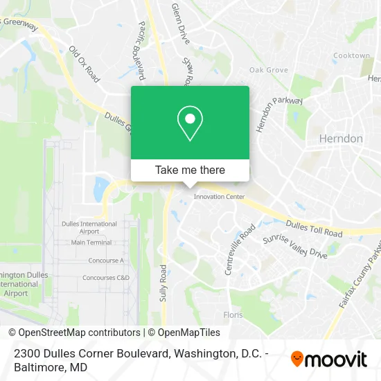 Mapa de 2300 Dulles Corner Boulevard