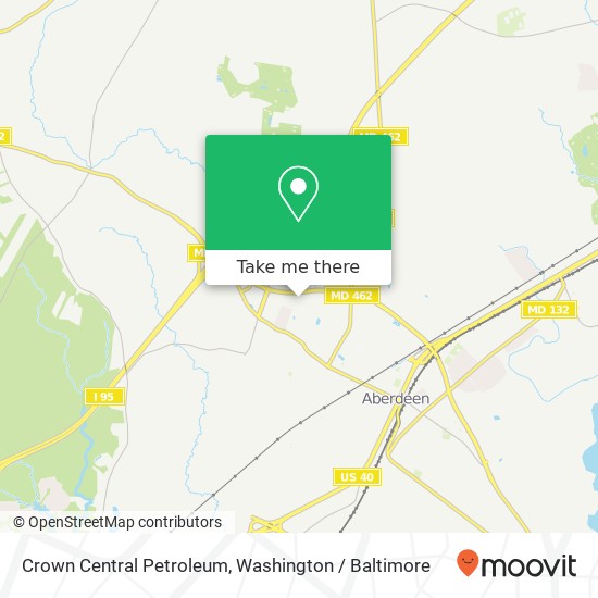 Crown Central Petroleum, 1026 Middleton Rd map