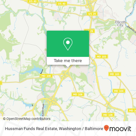 Mapa de Hussman Funds Real Estate, 5130 Dorsey Hall Dr