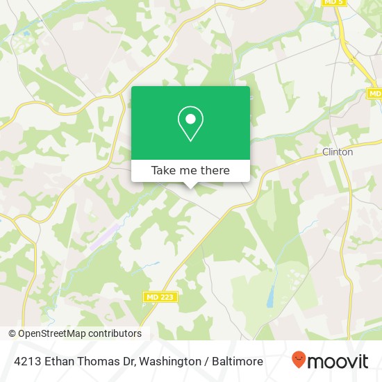 4213 Ethan Thomas Dr, Clinton, MD 20735 map