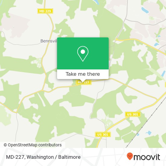 MD-227, Pomfret, MD 20675 map