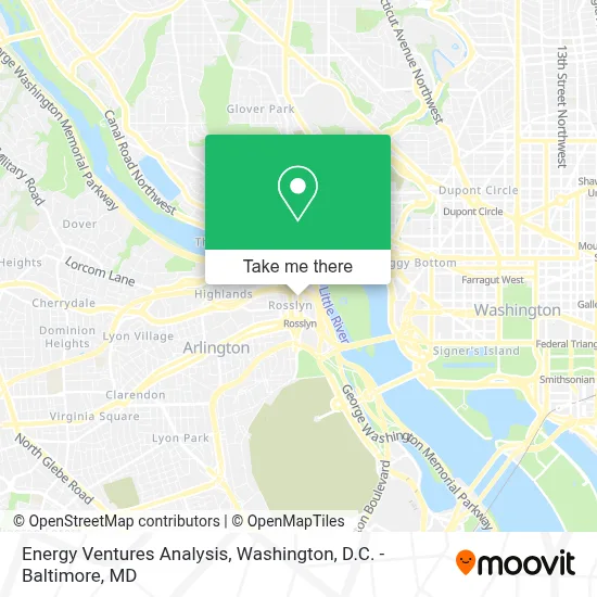 Energy Ventures Analysis map