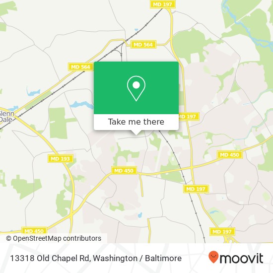 13318 Old Chapel Rd, Bowie, MD 20720 map