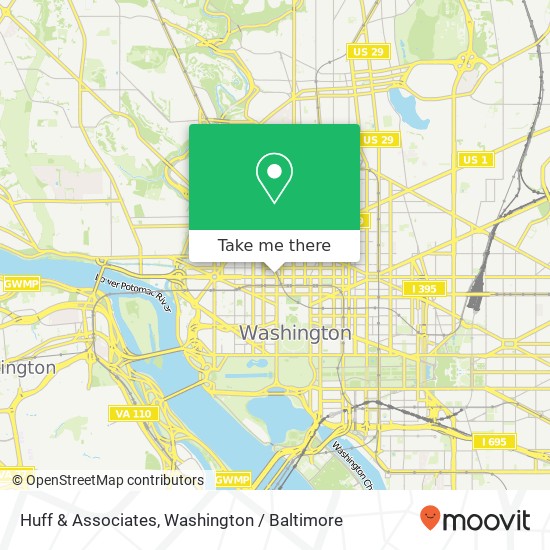 Mapa de Huff & Associates, 1717 K St NW