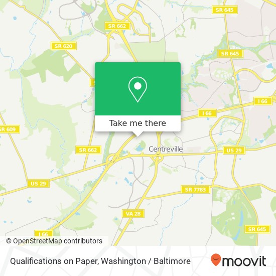 Qualifications on Paper map