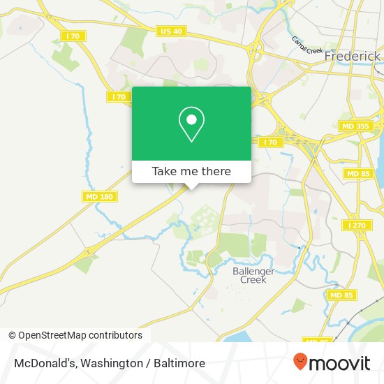 Mapa de McDonald's, 6254 Derby Dr