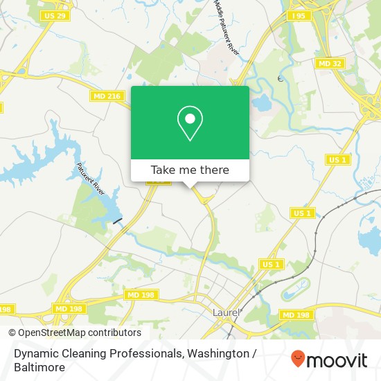 Mapa de Dynamic Cleaning Professionals, 8745 Cresthill Ct