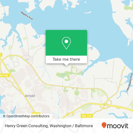 Mapa de Henry Green Consulting, 585 Kevins Dr