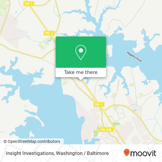 Mapa de Insight Investigations, 820 Ritchie Hwy