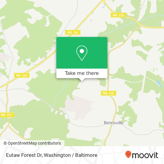 Mapa de Eutaw Forest Dr, Waldorf, MD 20603