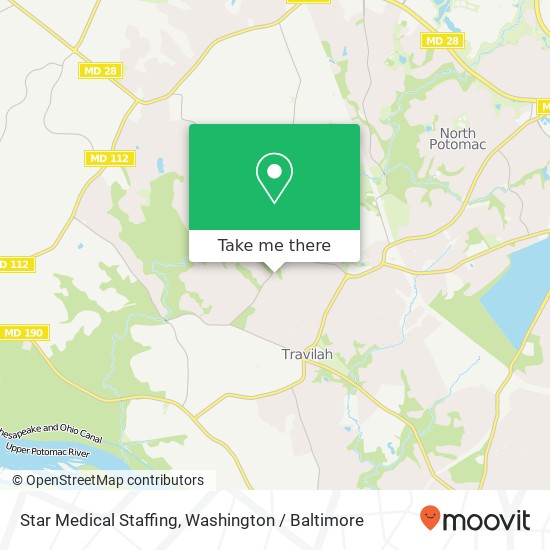 Mapa de Star Medical Staffing, 13701 Query Mill Rd