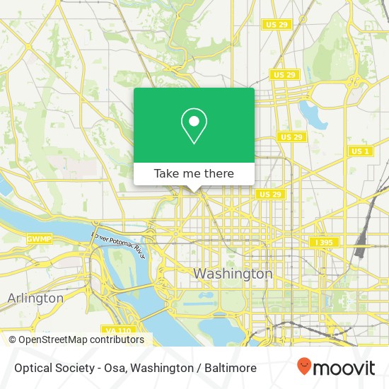 Optical Society - Osa, 2010 Massachusetts Ave NW map