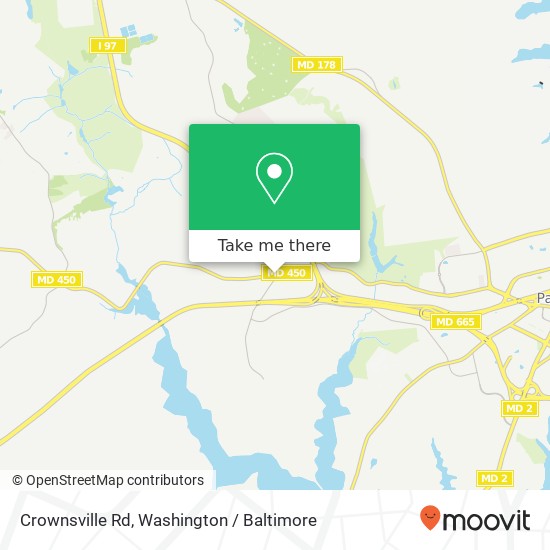 Mapa de Crownsville Rd, Annapolis, MD 21401