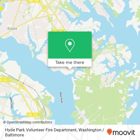 Mapa de Hyde Park Volunteer Fire Department