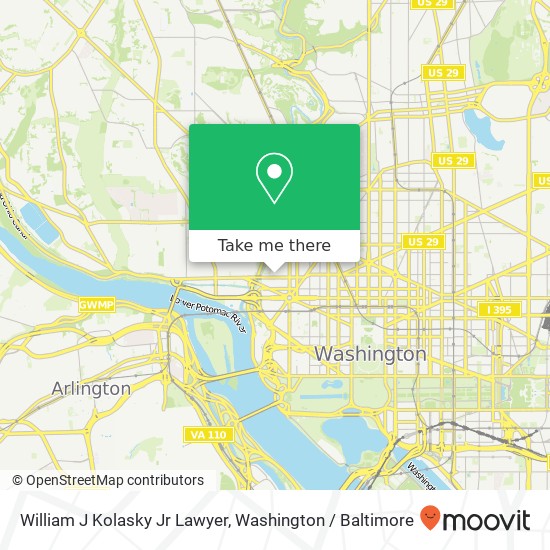 William J Kolasky Jr Lawyer, 2445 M St NW map