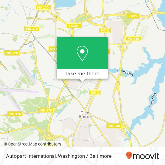 Mapa de Autopart International, 175 Penrod Ct
