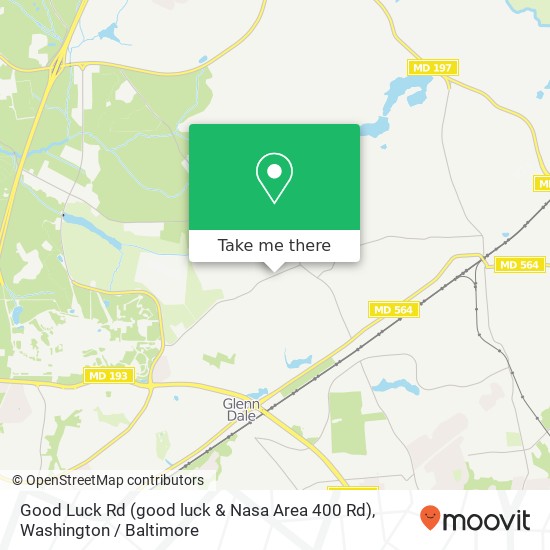 Good Luck Rd (good luck & Nasa Area 400 Rd), Glenn Dale, MD 20769 map
